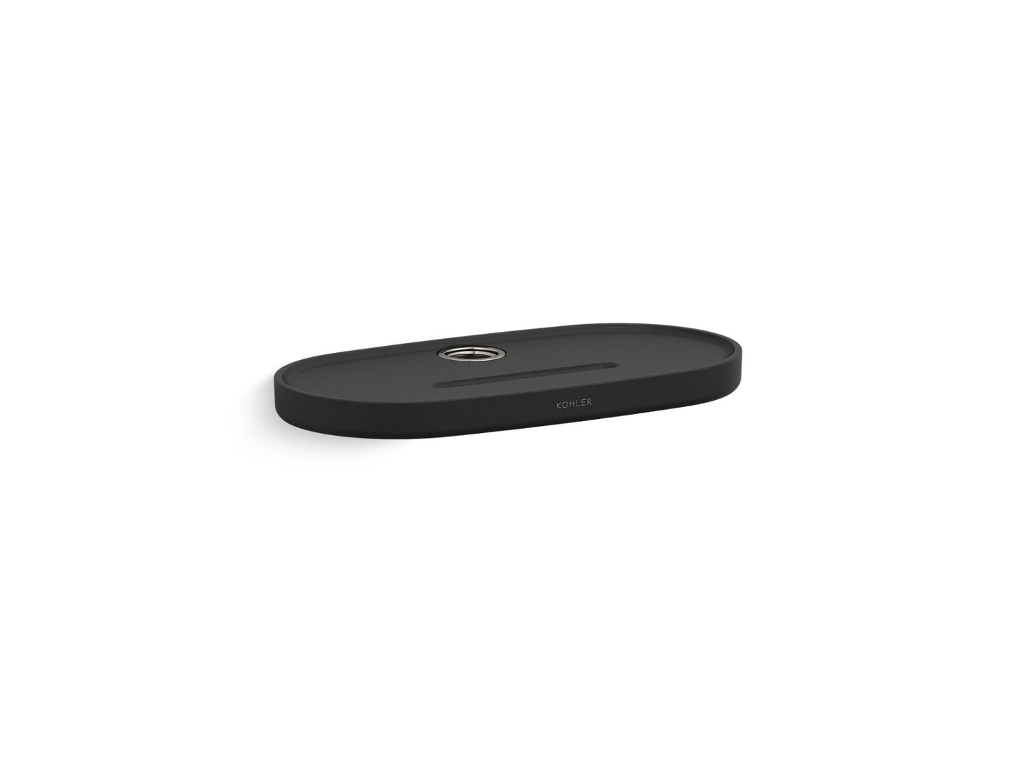KOHLER K-26317 Statement Slidebar shelf, vibrant titanium