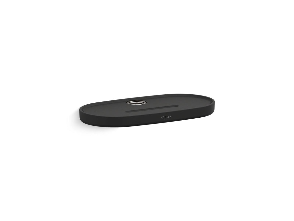 KOHLER K-26317 Statement Slidebar shelf, vibrant titanium