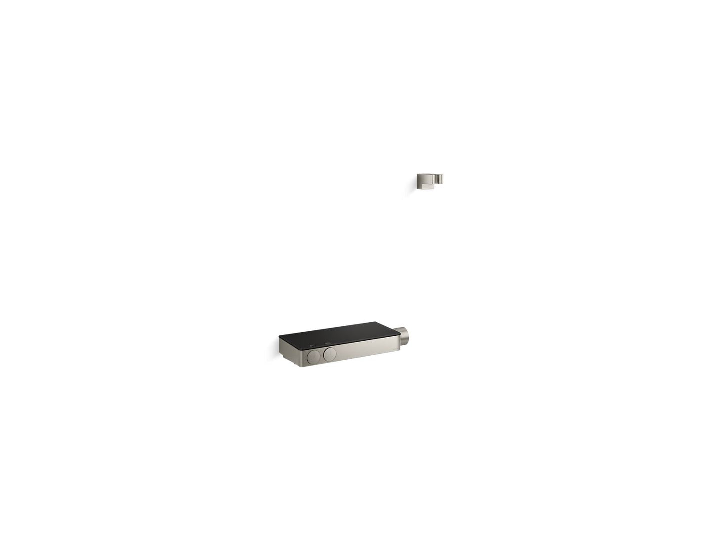 KOHLER K-26335-9 Anthem Two-way exposed thermostatic valve and control panel with integrated handshower holder