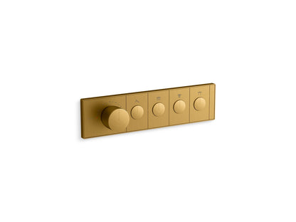 KOHLER Anthem Four-outlet recessed mechanical thermostatic valve control