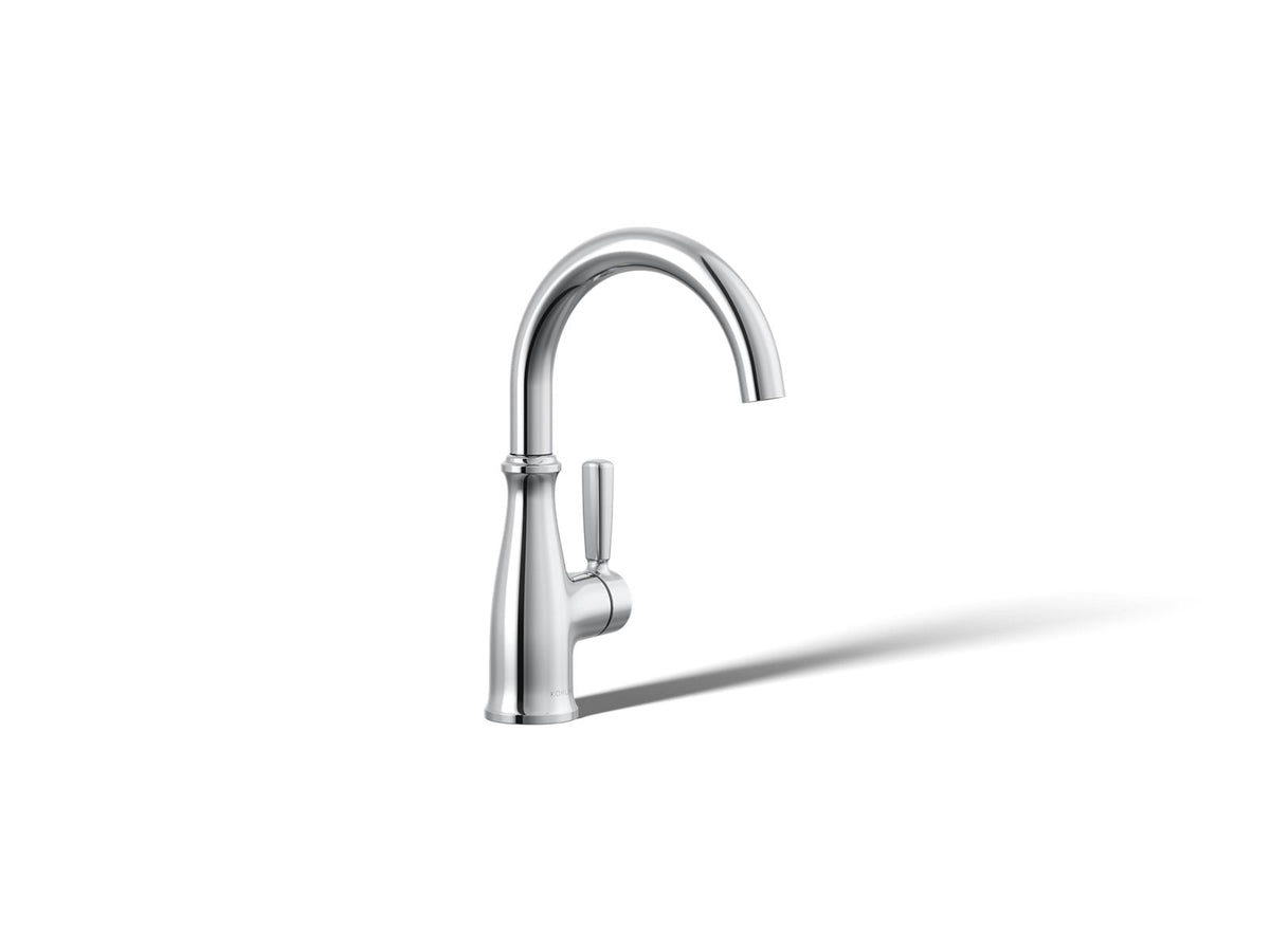 KOHLER K-26367 Traditional Beverage faucet, polished chrome