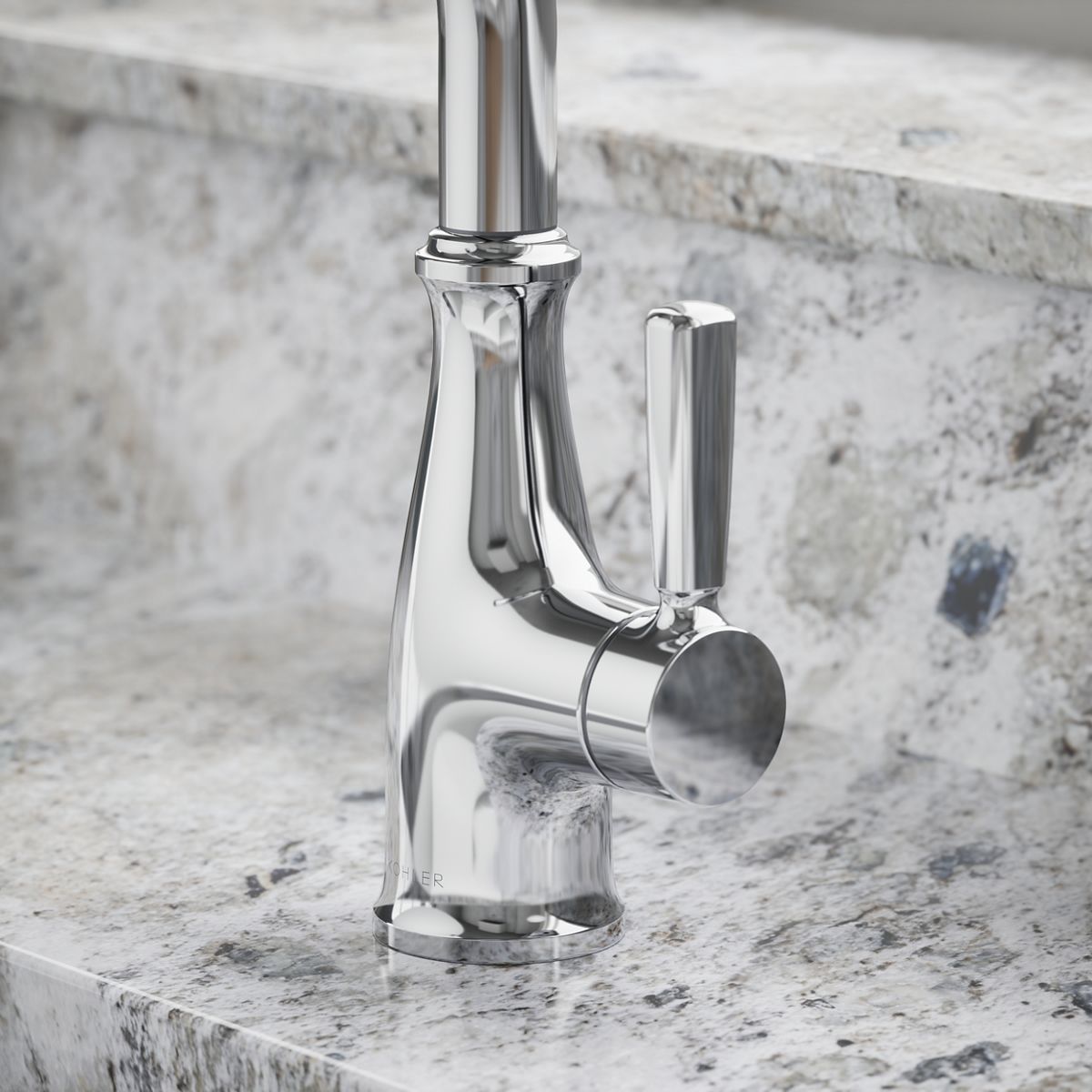 KOHLER K-26367 Traditional Beverage faucet, polished chrome - view 3