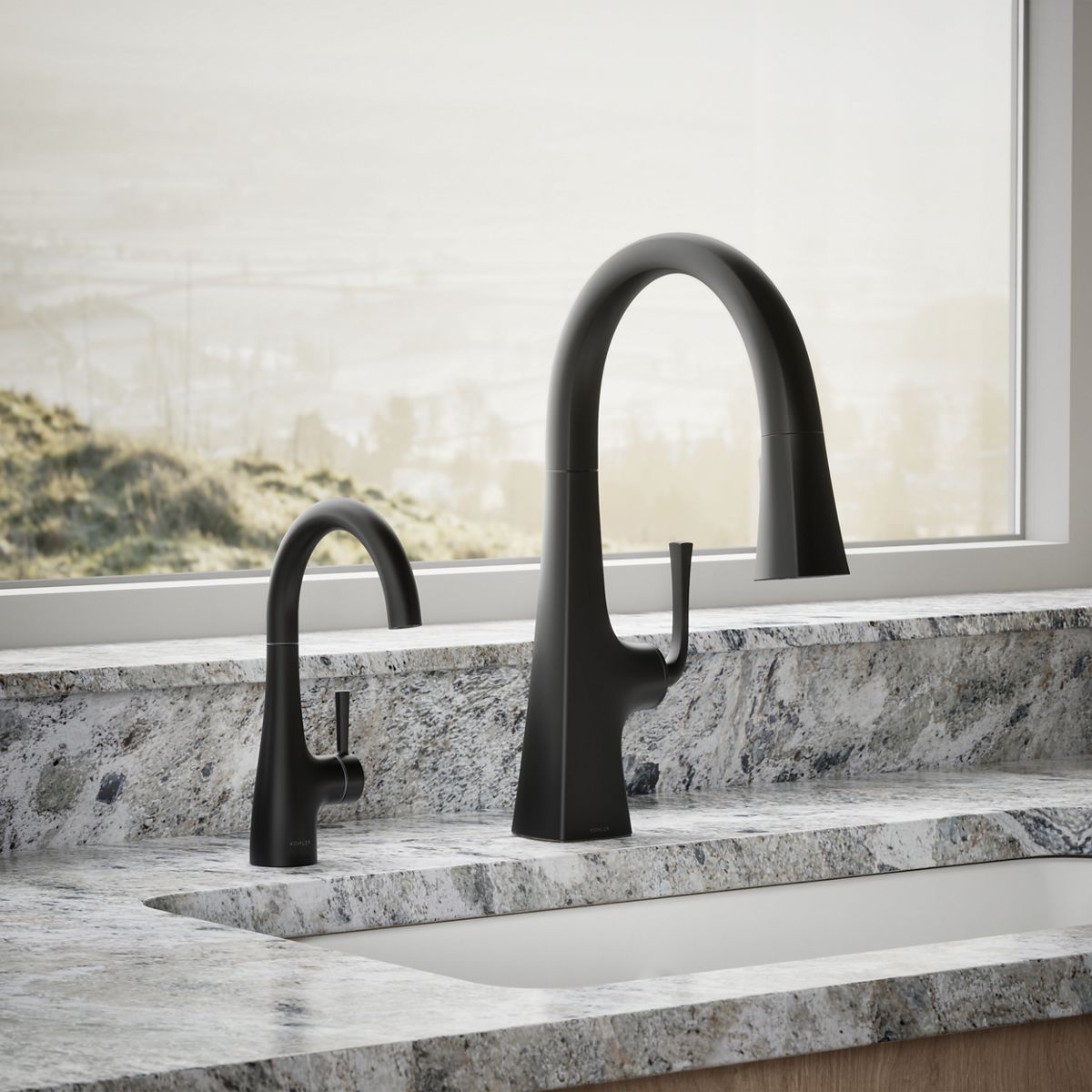 KOHLER K-26368 Transitional Beverage faucet