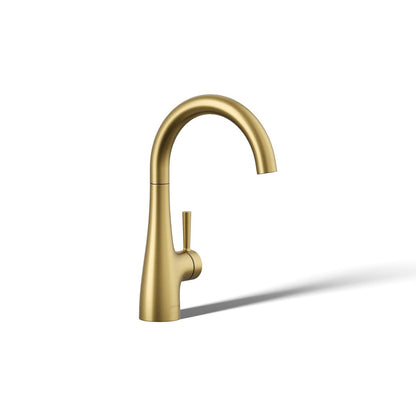 KOHLER K-26368 Transitional Beverage faucet, vibrant brushed moderne brass - view 2