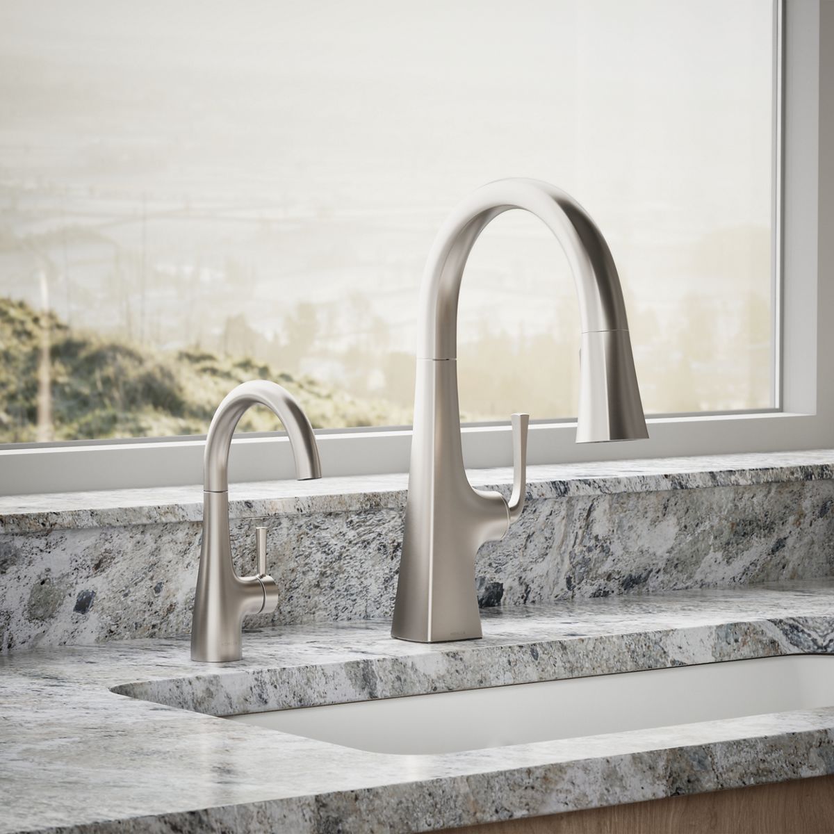 KOHLER K-26368 Transitional Beverage faucet