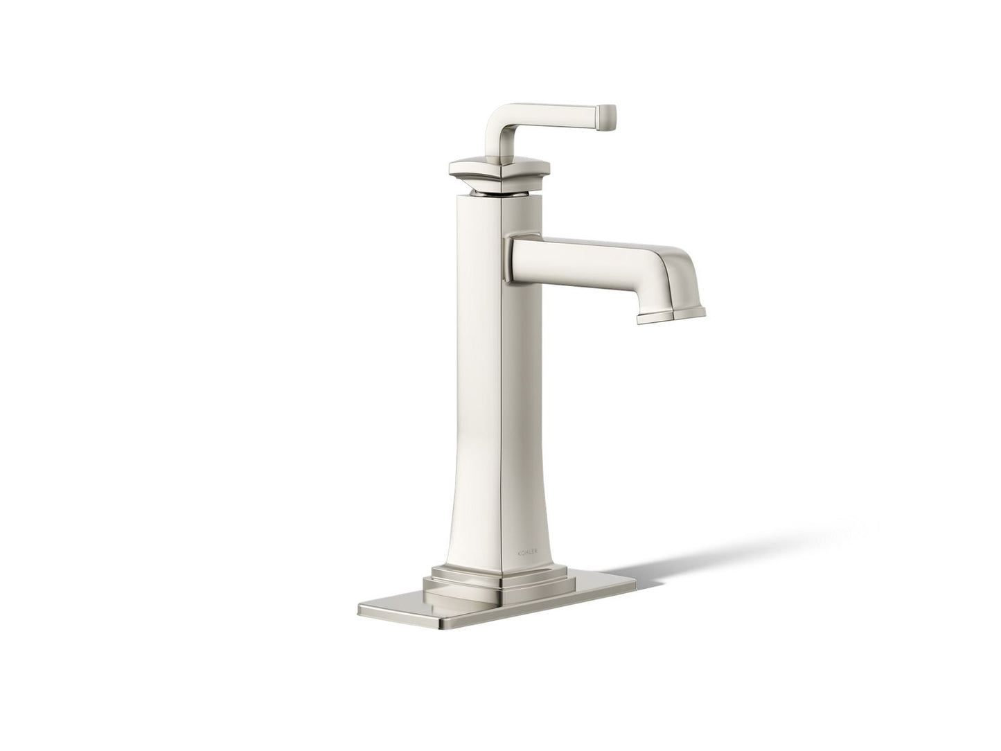 KOHLER K-26430-4 Riff Tall single-handle bathroom sink faucet, 1.2 gpm