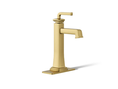KOHLER K-26430-4N Riff Tall single-handle bathroom sink faucet, 0.5 gpm