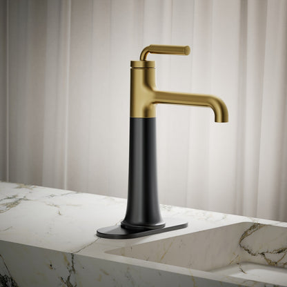 KOHLER K-26437-4N Tone Tall single-handle bathroom sink faucet, 0.5 gpm