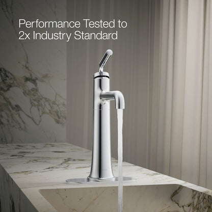 KOHLER K-26437-4N Tone Tall single-handle bathroom sink faucet, 0.5 gpm