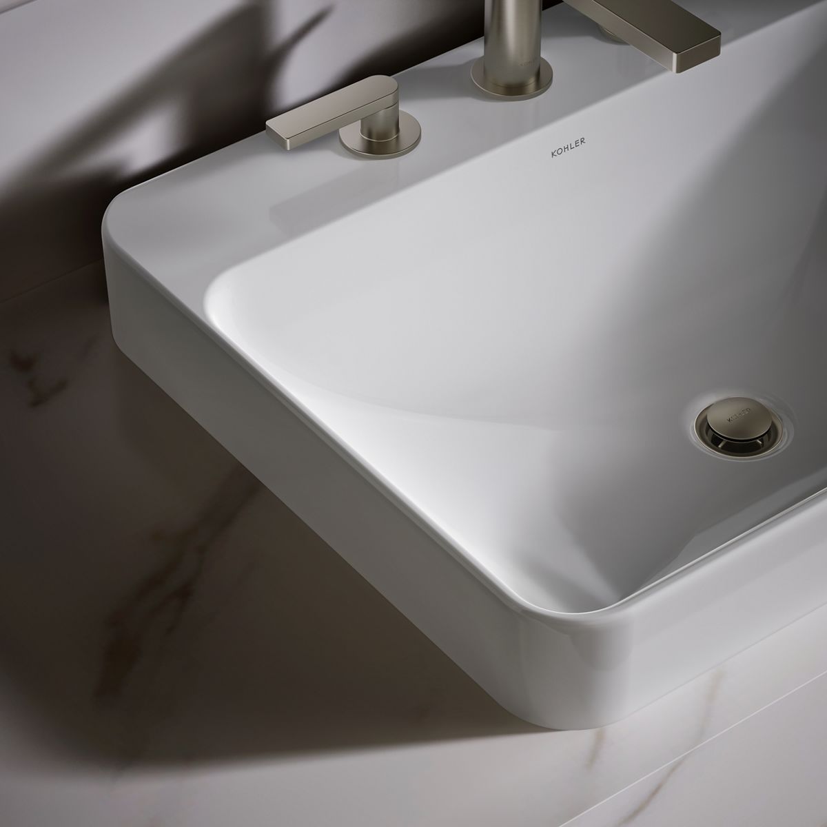 KOHLER Vox 23" rectangular vessel bathroom sink