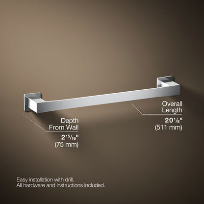 KOHLER K-26633 Honesty 18" towel bar