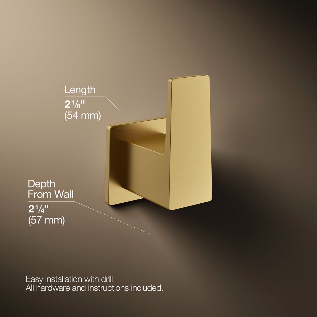 KOHLER K-26636 Honesty Robe hook