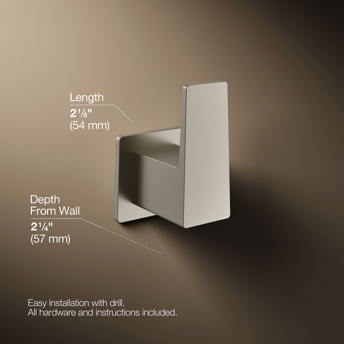 KOHLER K-26636 Honesty Robe hook