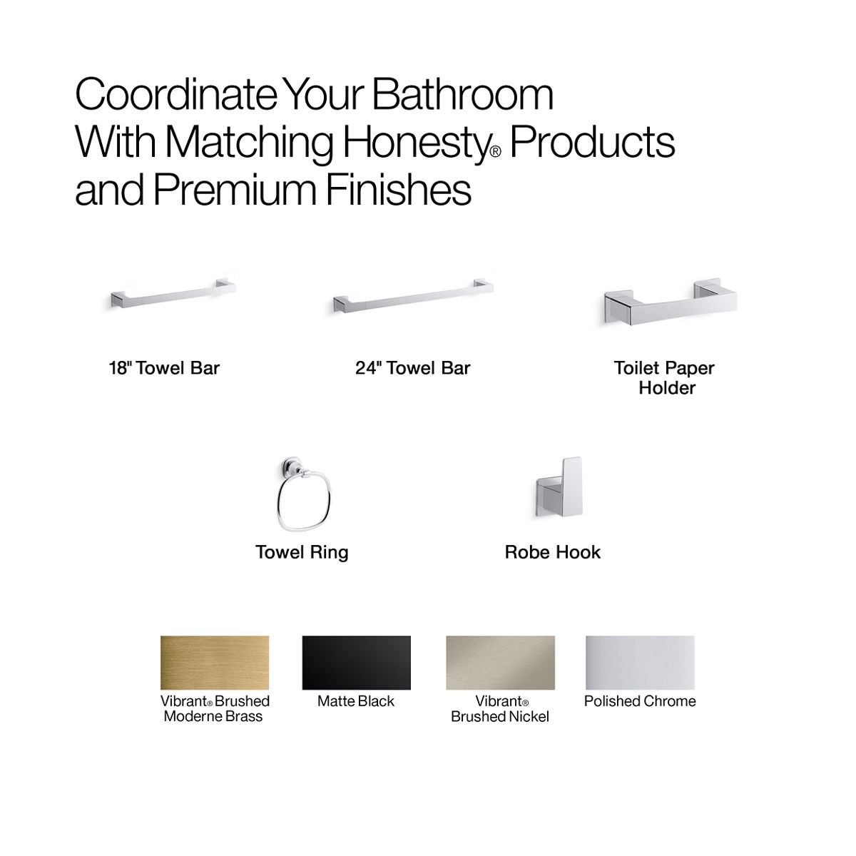 KOHLER K-26637 Honesty Towel arm