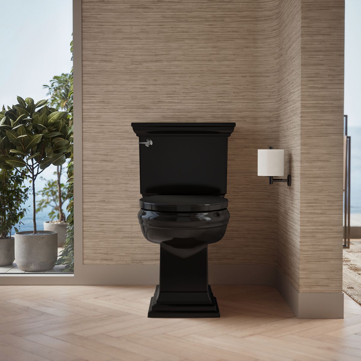 KOHLER K-26801 Impro ReadyLatch Quiet-Close elongated toilet seat