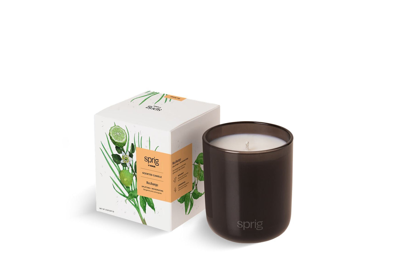 KOHLER Recharge Recharge Scented Candle (Bergamot + Lemongrass)