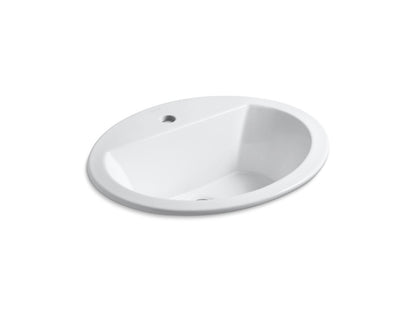 KOHLER Bryant 20-1/4" oval drop-in bathroom sink