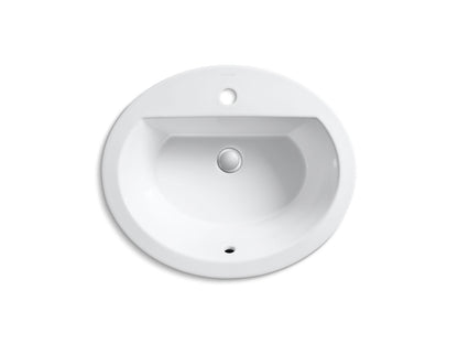 KOHLER Bryant 20-1/4" oval drop-in bathroom sink