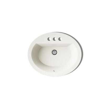 KOHLER Bryant 20-1/4" oval drop-in bathroom sink