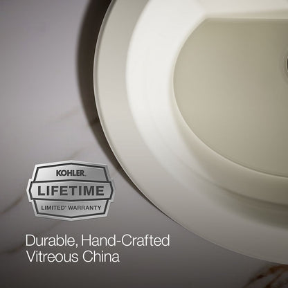 KOHLER Bryant 20-1/4" oval drop-in bathroom sink