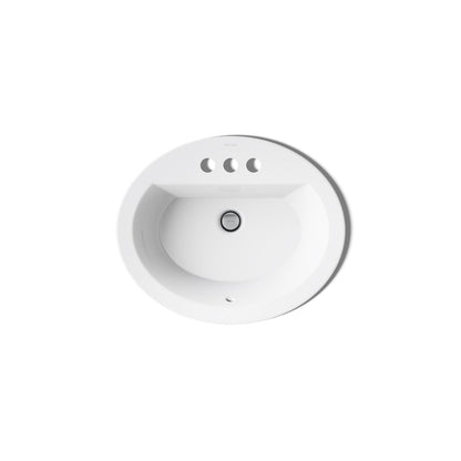 KOHLER Bryant 20-1/4" oval drop-in bathroom sink