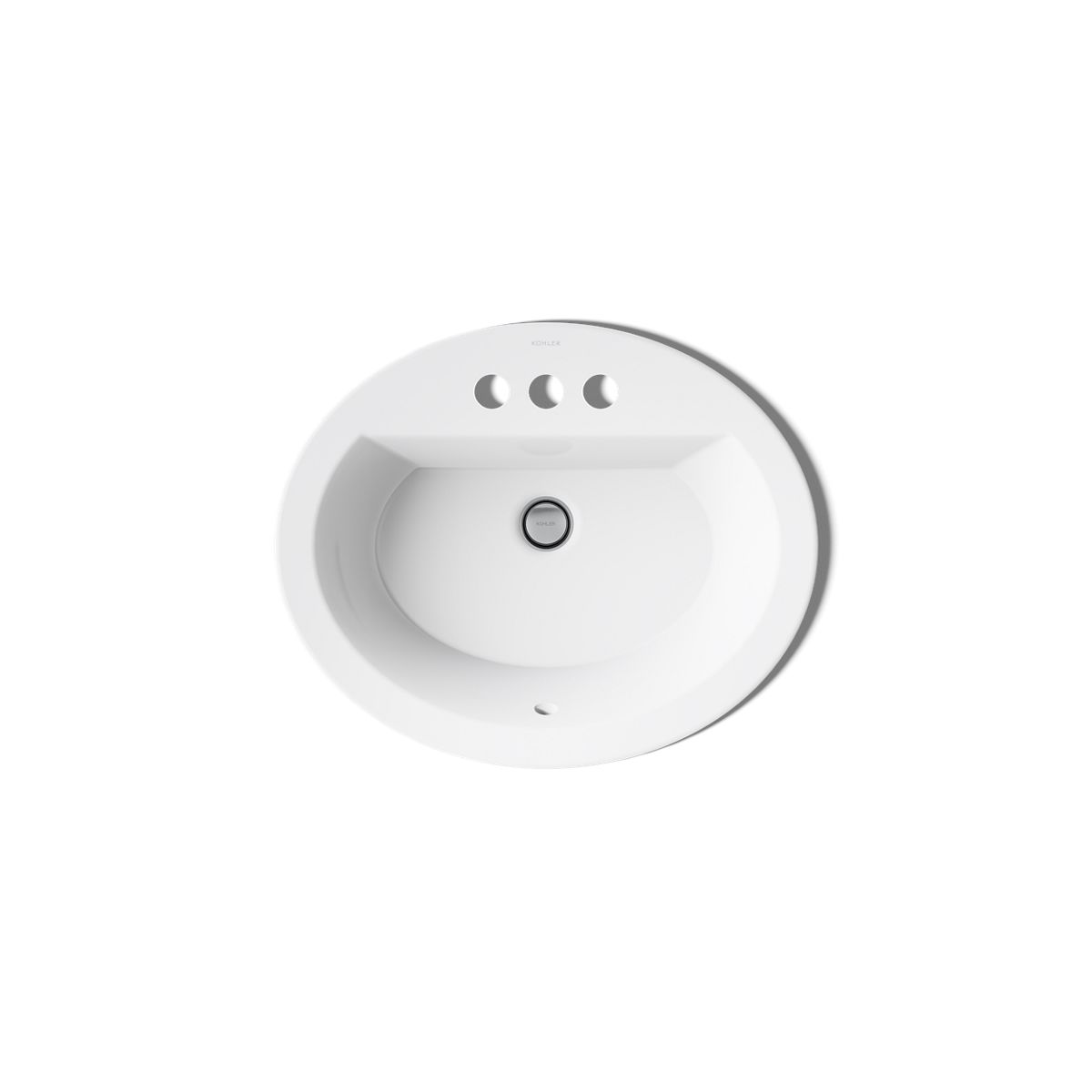 KOHLER Bryant 20-1/4" oval drop-in bathroom sink