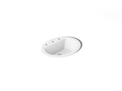 KOHLER Bryant 20-1/4" oval drop-in bathroom sink