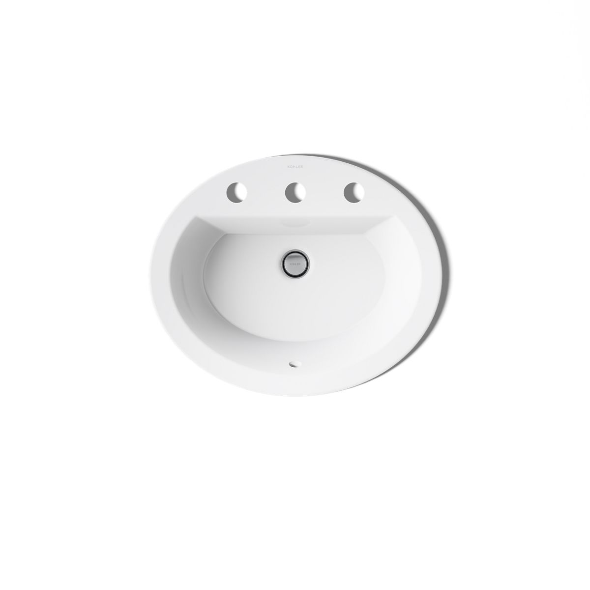 KOHLER Bryant 20-1/4" oval drop-in bathroom sink