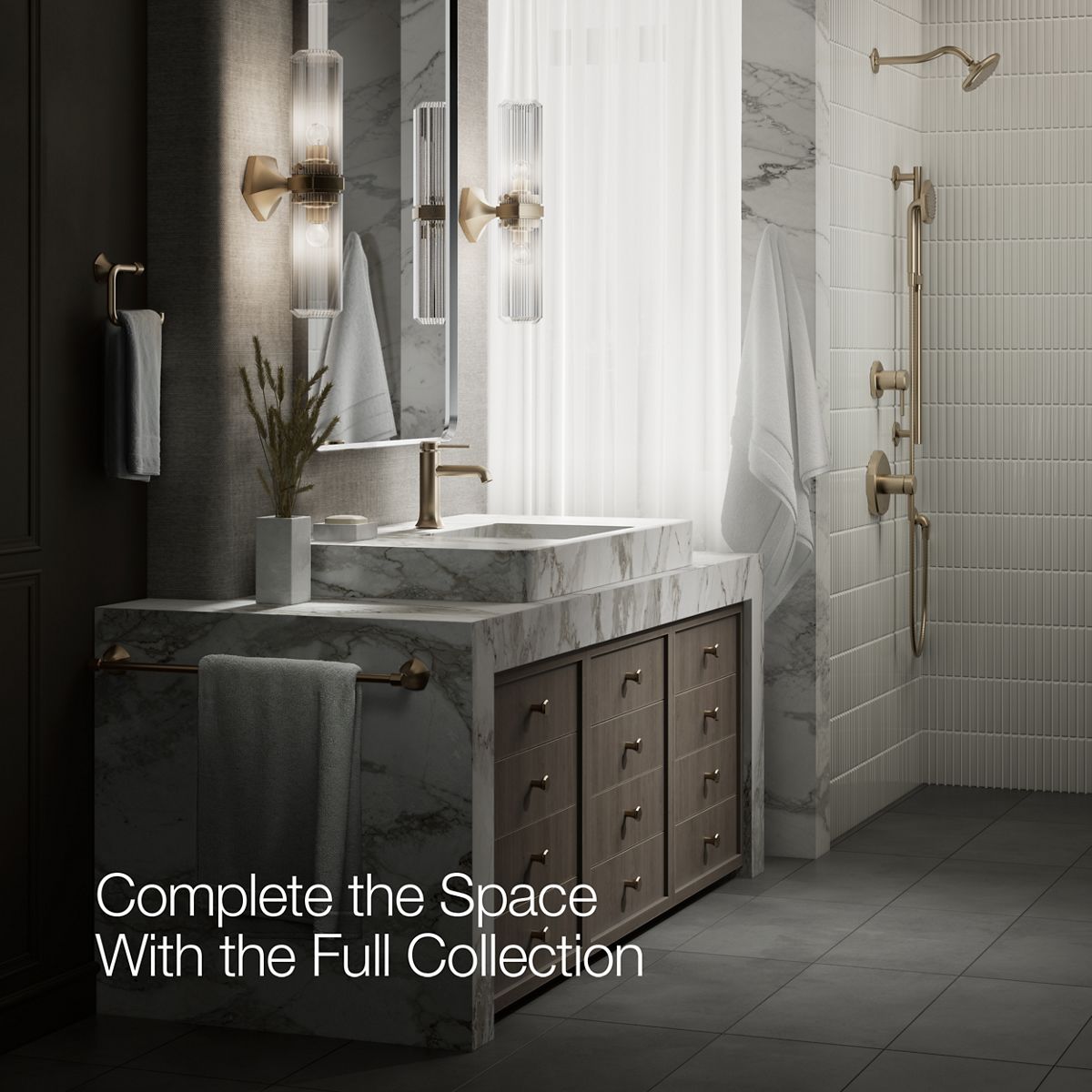 KOHLER K-27000-4N Occasion Single-handle bathroom sink faucet, 0.5 gpm