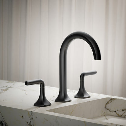 KOHLER K-27008-K Occasion Bathroom sink faucet spout with Cane design, 1.0 gpm