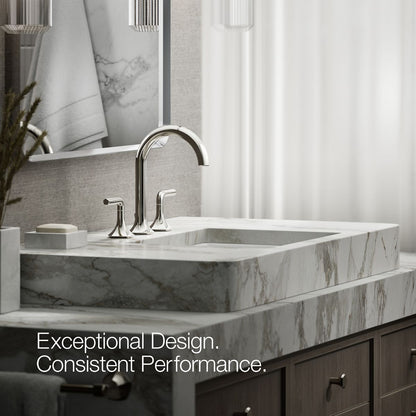 KOHLER K-27008-N Occasion Bathroom sink faucet spout with Cane design, 0.5 gpm