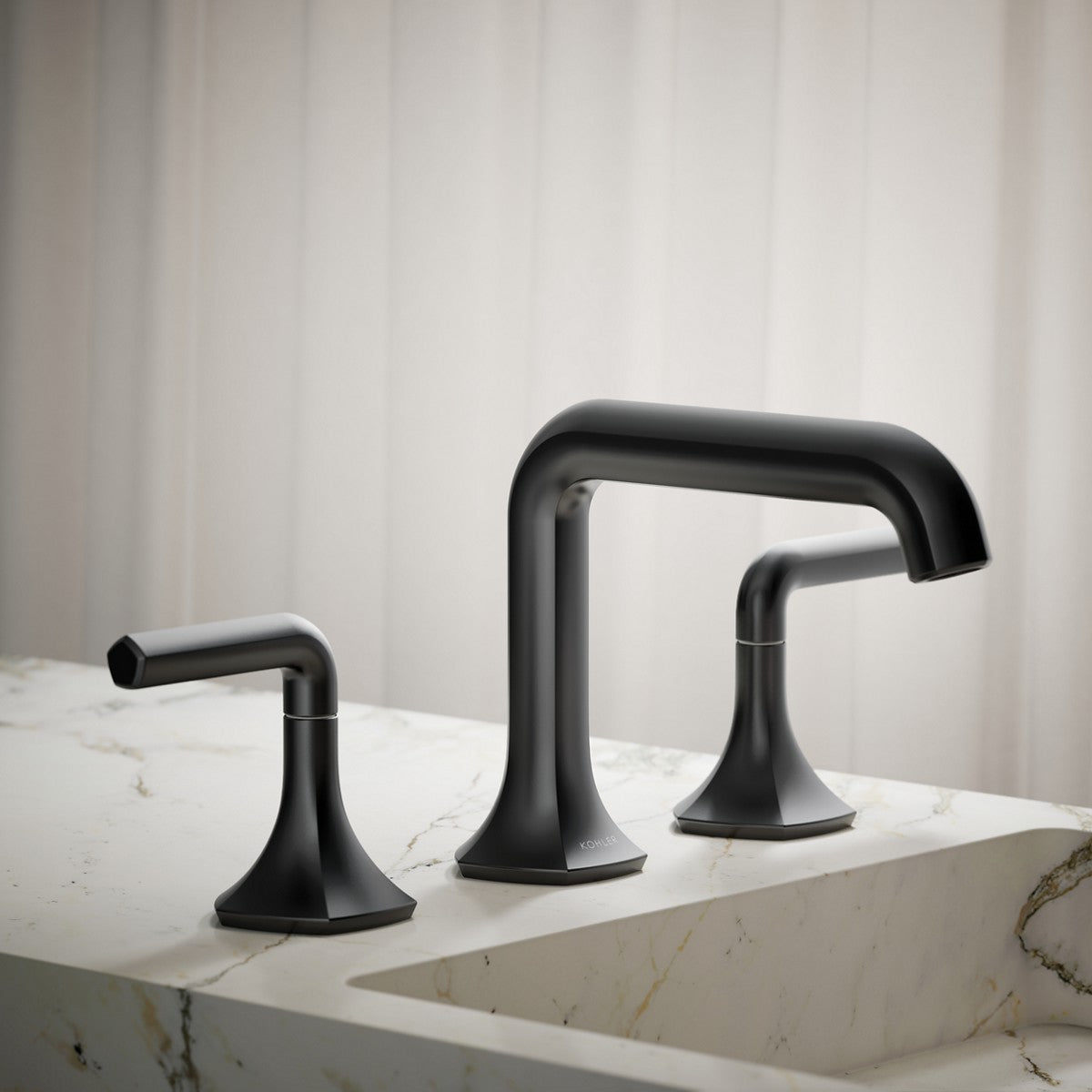 KOHLER K-27009-K Occasion Bathroom sink faucet spout with Straight design, 1.0 gpm