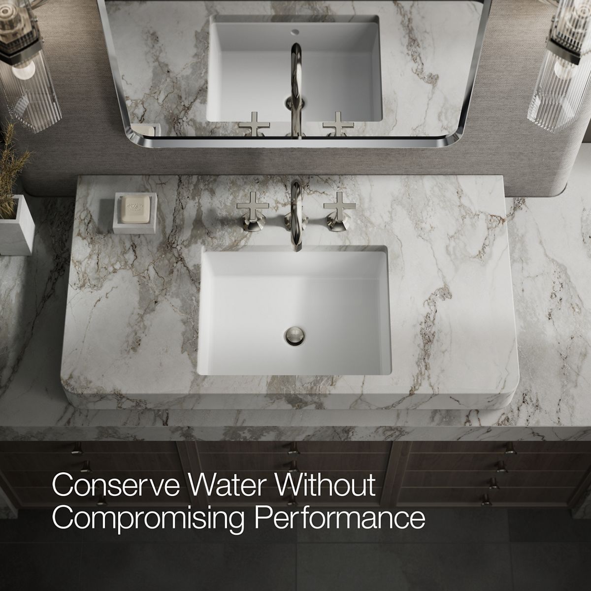 KOHLER K-27010-3 Occasion Cross bathroom sink faucet handles