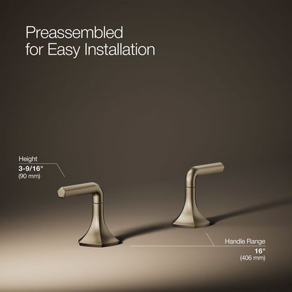 KOHLER K-27010-4 Occasion Lever bathroom sink faucet handles