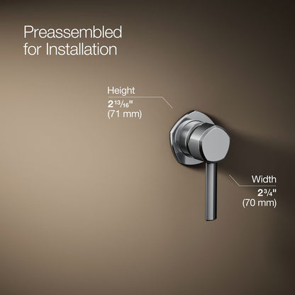 KOHLER K-27012-4 Occasion Wall-mount bathroom sink faucet handle