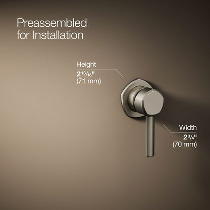 KOHLER K-27012-4 Occasion Wall-mount bathroom sink faucet handle