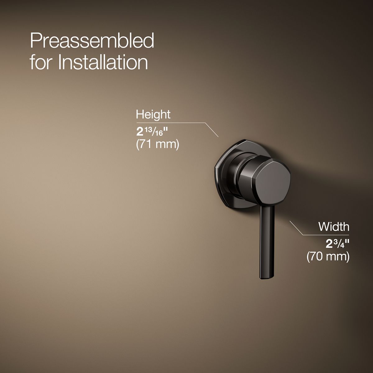 KOHLER K-27012-4 Occasion Wall-mount bathroom sink faucet handle