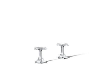 KOHLER K-27018-3 Occasion Deck-mount bath faucet handles with Cross design