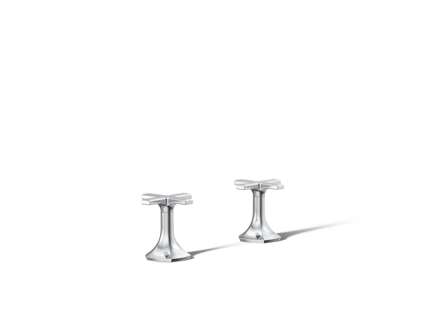 KOHLER K-27018-3 Occasion Deck-mount bath faucet handles with Cross design