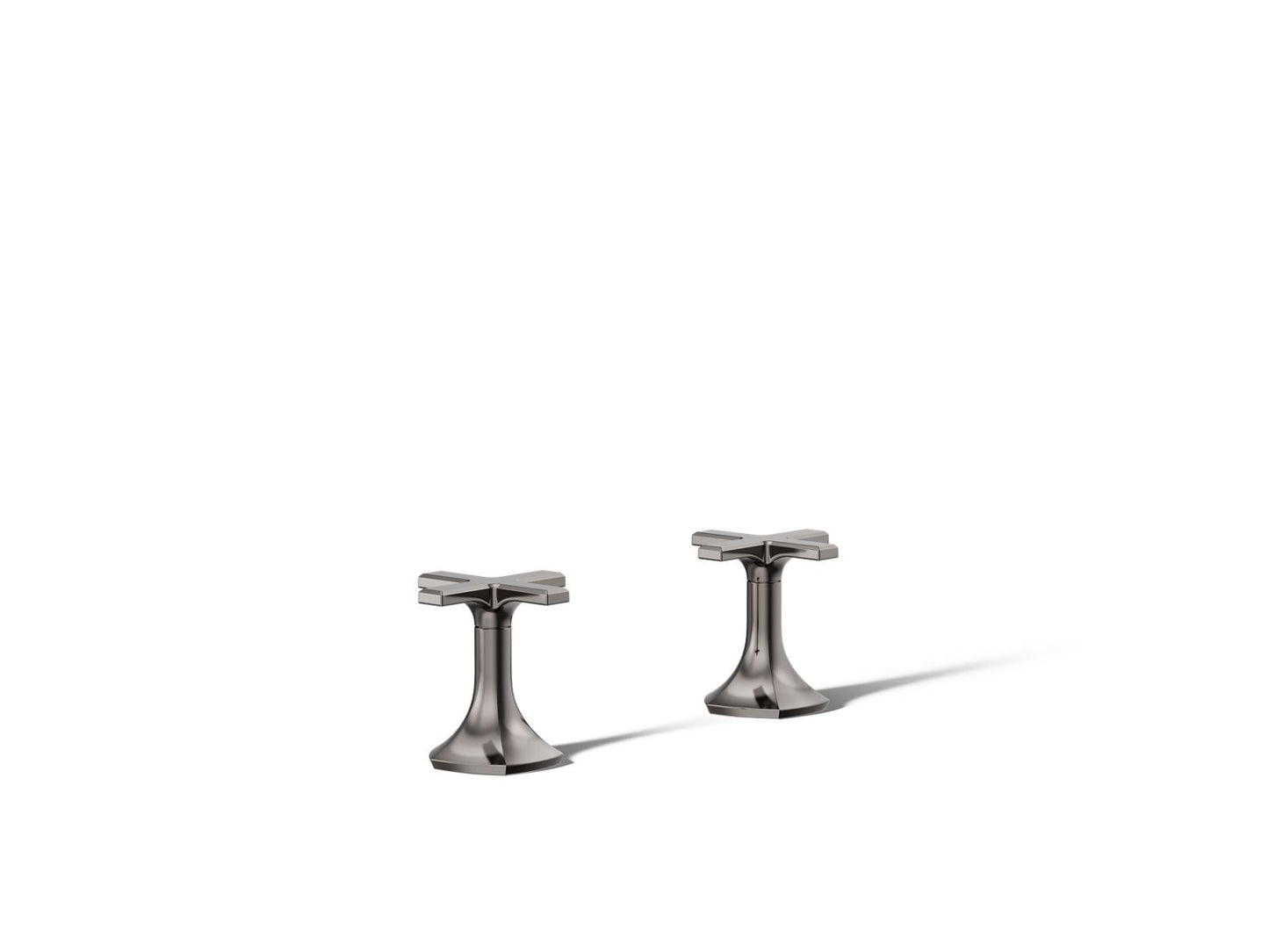 KOHLER K-27018-3 Occasion Deck-mount bath faucet handles with Cross design