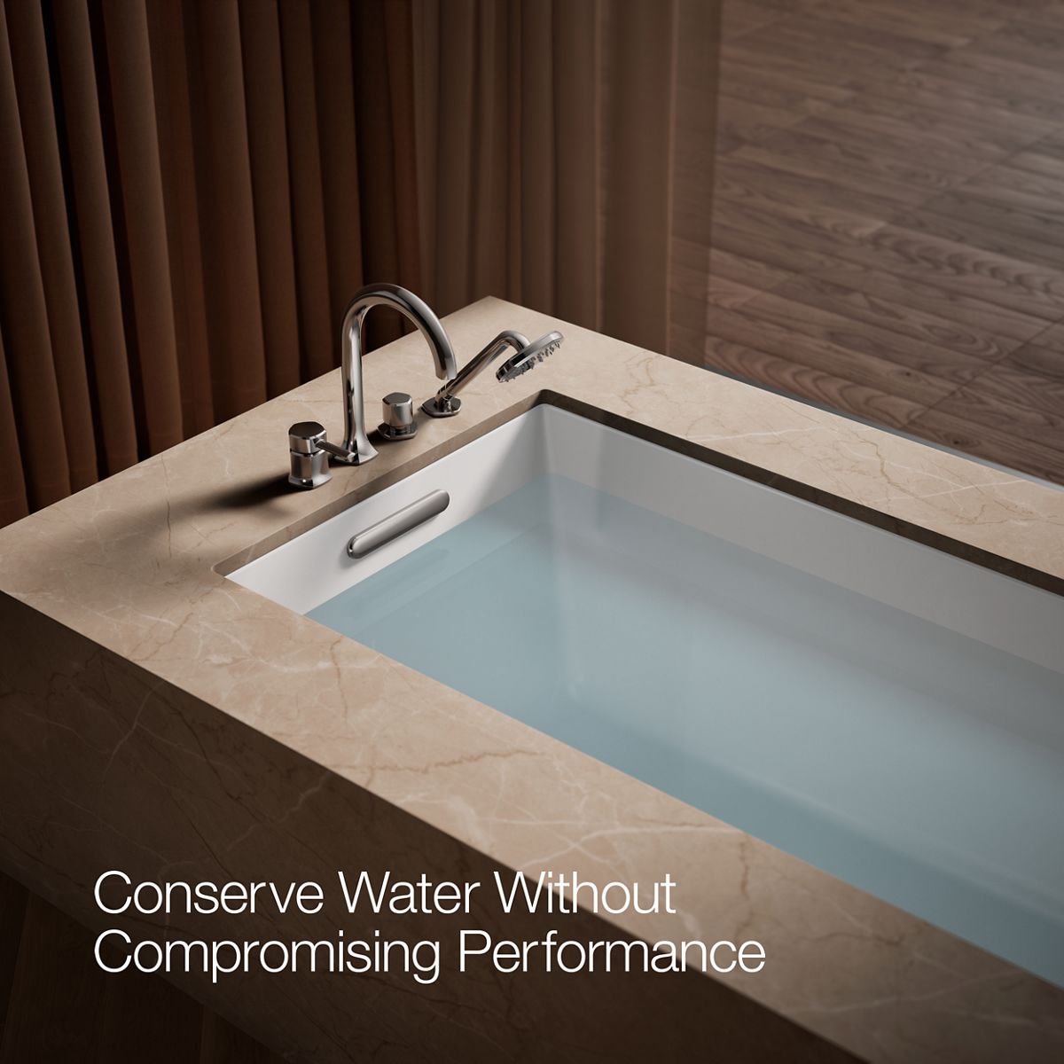 KOHLER K-27022 Occasion Deck-mount handshower holder and two-way diverter valve