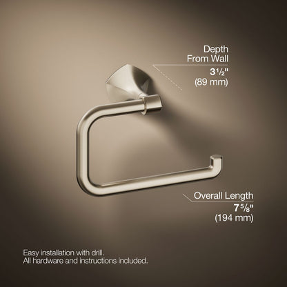 KOHLER K-27063 Occasion Towel ring