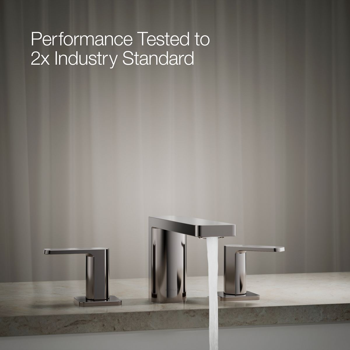 KOHLER K-27121-4 Parallel Deck-mount bath faucet