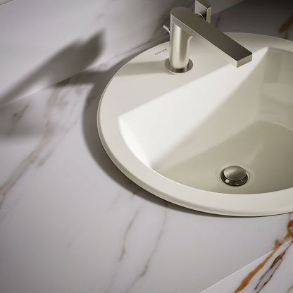 KOHLER K-2714-1 Bryant 19" round drop-in bathroom sink