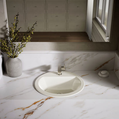 KOHLER K-2714-1 Bryant 19" round drop-in bathroom sink