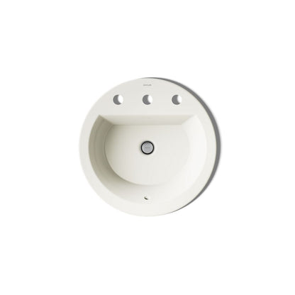 KOHLER K-2714-8 Bryant 19" round drop-in bathroom sink