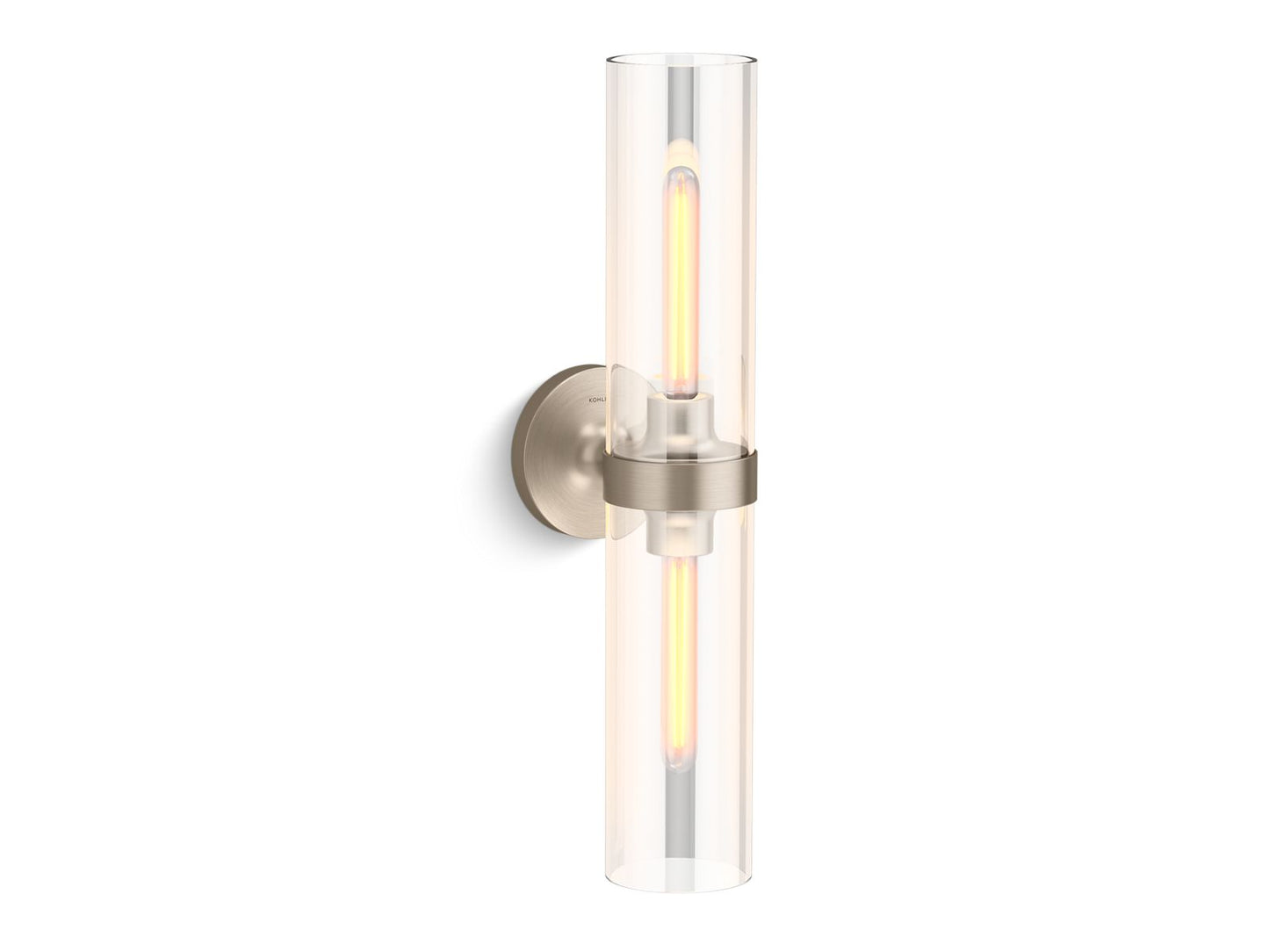 KOHLER K-27263-SC02 Purist Two-light sconce