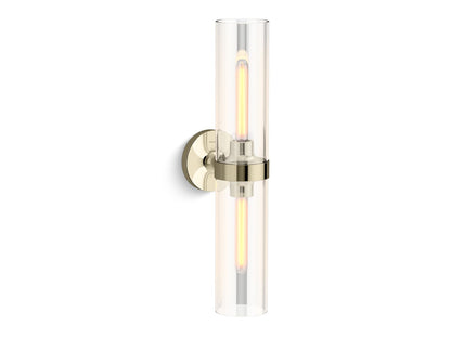 KOHLER K-27263-SC02 Purist Two-light sconce
