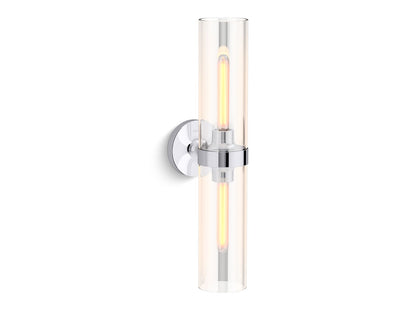 KOHLER K-27263-SC02 Purist Two-light sconce