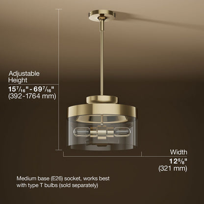 3/4 view of product with dimensions